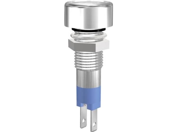 Signal Construct SMLD 08412 LED-signallampe Blå 12 V/DC, 12 V/AC 3.6 mA 750 mcd