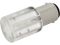 Miniatyrbilde 1 av 3: CML 1856035W LED-signallampe Kølig hvid BA15d 24 V/DC, 24 V/AC 1400 mcd
