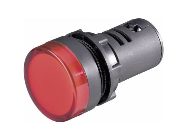Barthelme 58701211 LED-signallampe Rød 12 V/DC, 12 V/AC