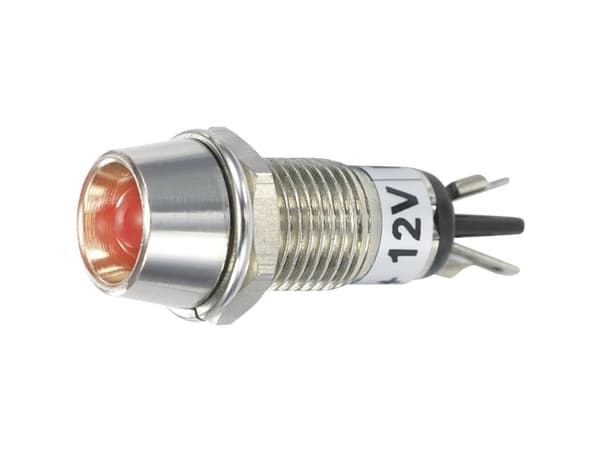 TRU COMPONENTS TC-R9-115L 12 V RED LED-signallampe Rød 12 V/DC