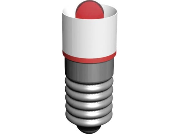 Merkkivalo Construct LED-merkkivalo E5.5 Valkoinen 18 V/AC MEDE 5563