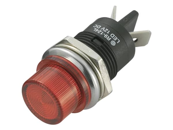 TRU COMPONENTS TC-R9-124LB1-01-TIL BRR4 LED-signallampe Rød 12 V/DC