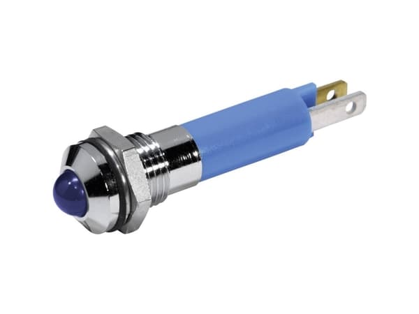 CML 19040257 LED-signallampe Blå 12 V/DC 60 mcd
