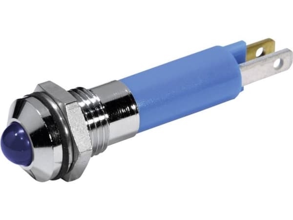 CML 19040257 LED-signallampe Blå 12 V/DC 60 mcd