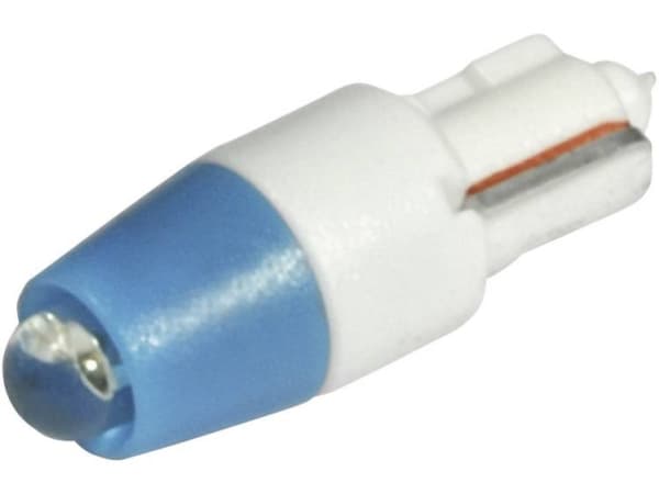 CML 1511A35B3 LED-signallampe Blå W2 x 4,6d 24 V/DC, 24 V/AC 480 mcd