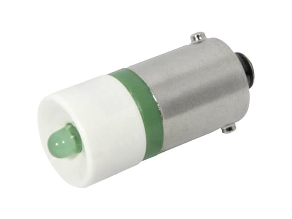 CML 18602351 LED-signallampe Grøn BA9s 24 V/DC, 24 V/AC 2250 mcd