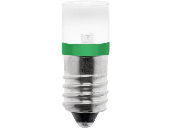 Barthelme 70113613 LED-signallampe Grøn E10 230 V/DC, 230 V/AC