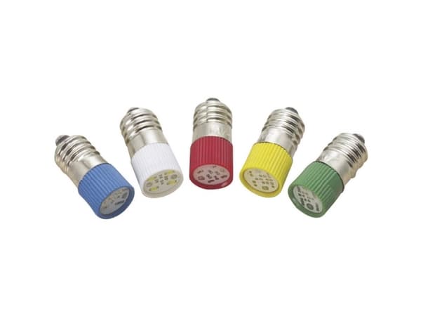 Barthelme 70113372 LED-signallampe Hvid E10 6 V/DC, 6 V/AC 3.8 lm