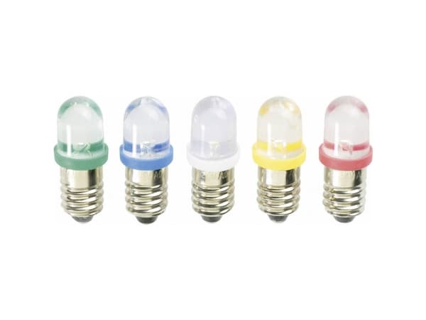 Barthelme LED-signallampa E10 Gul 12 V/DC, 12 V/AC 59101212
