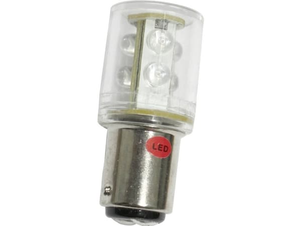 Barthelme 52160215 LED-diode Hvid BA15d 24 V/DC, 24 V/AC 20 mA 22 lm