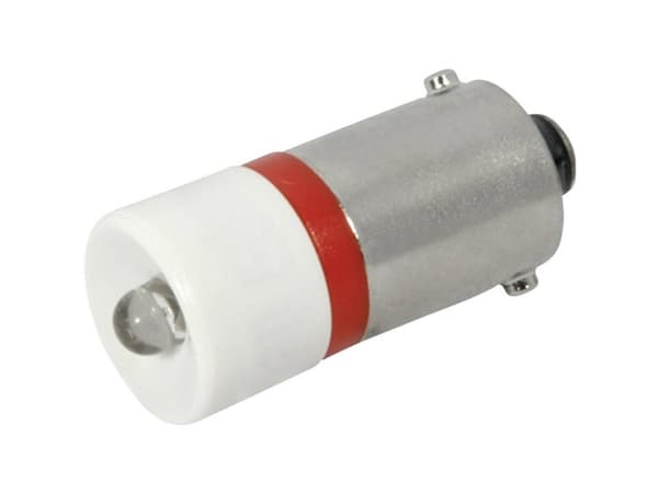 CML 18602350 LED-signallampe Rød BA9s 24 V/DC, 24 V/AC 350 mcd
