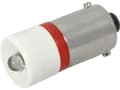 Miniatyrbilde 1 av 2: CML 18602350 LED-signallampe Rød BA9s 24 V/DC, 24 V/AC 350 mcd