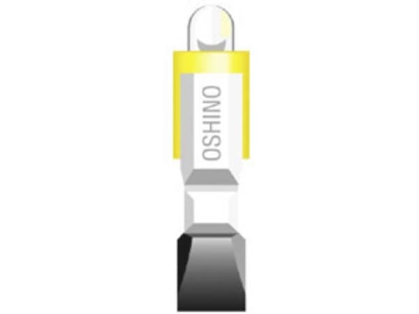 Oshino OD­G01T52­24PD LED-signallampe Grøn T5.5 k 28 V 760 mcd