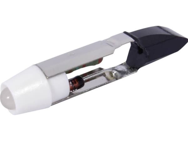 CML 1505125L3 LED-signallampe Varm hvid T5.5 12 V/DC, 12 V/AC 1260 mcd