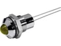 Miniatyrbilde 1 av 2: CML 19060002 LED-signallampe Gul 12 V/DC 32 mcd