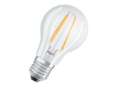 OSRAM BASE CLASSIC A - LED-glödlampa - form: A60 - klar finish - E27 - 7 W (motsvarande 60 W) - klass E - varmt vitt ljus - 2700 K (paket om 5)
