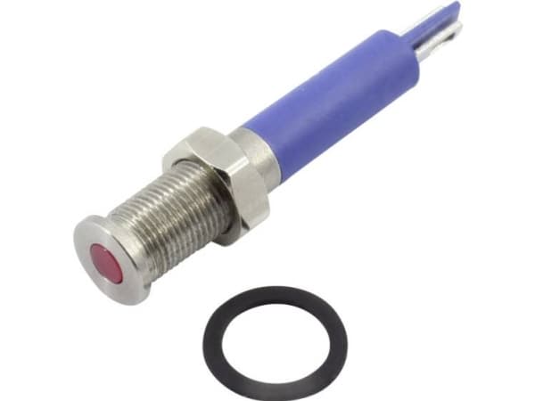 TRU COMPONENTS 1605955 LED-signallampe Rød 12 V DC/AC 80 mcd