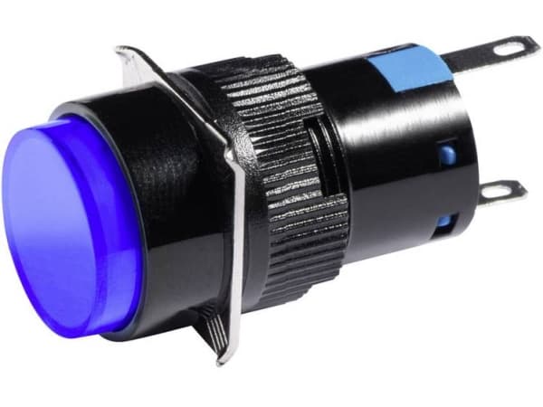 Barthelme 58500114 LED-signallampe Blå 12 V DC/AC