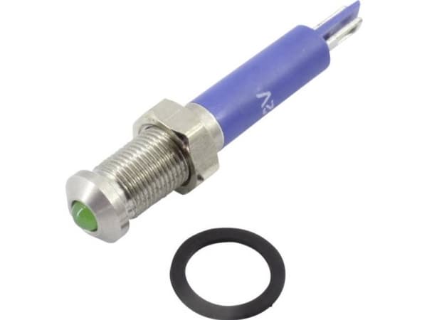 TRU COMPONENTS 1605952 LED-signallampe Grøn 24 V DC/AC 150 mcd