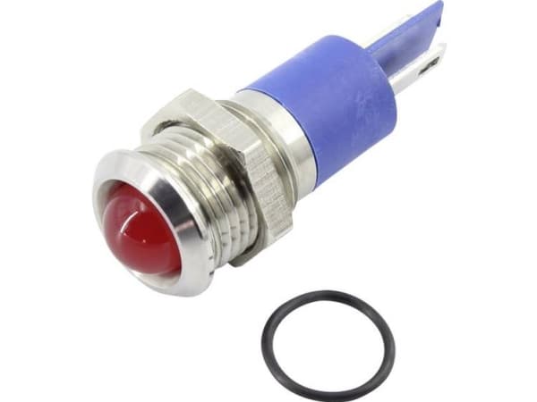 TRU COMPONENTS 1605977 LED-signallampe Rød 24 V DC/AC 80 mcd