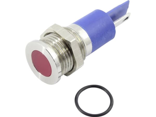 TRU COMPONENTS 1605985 LED-signallampe Rød 24 V DC/AC 60 mcd