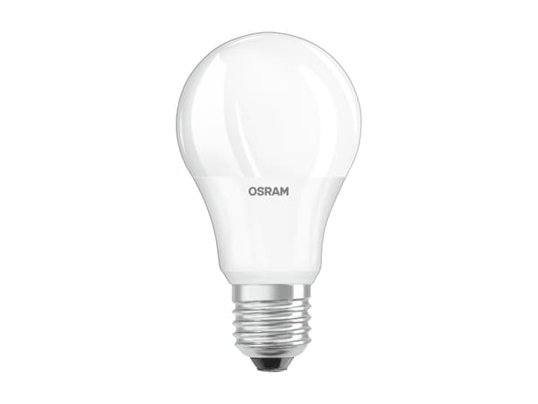 OSRAM LED STAR Classic A - LED-glödlampa - form: A60 - glaserad finish - E27 - 8.5 W (motsvarande 60 W) - klass F - varmt vitt ljus - 2700 K
