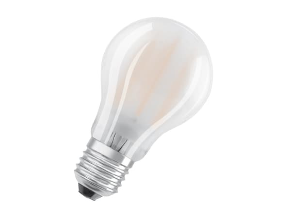OSRAM LED STAR - LED-filamentlyspære - form: A60 - mattslipt finish - E27 - 7.5 W (ekvivalent 75 W) - klasse D - kjølilg hvitt lys - 4000 K