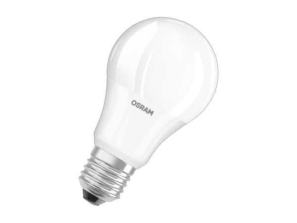 OSRAM LED STAR Classic A - LED-glödlampa - form: A60 - glaserad finish - E27 - 10 W (motsvarande 75 W) - klass F - varmt vitt ljus - 2700 K