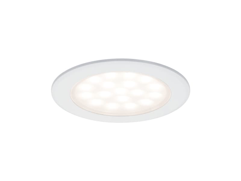 Paulmann 999.21, Nedtryckbar spotlight, LED, 2,5 W, 3000 K, 225 LM, Vit