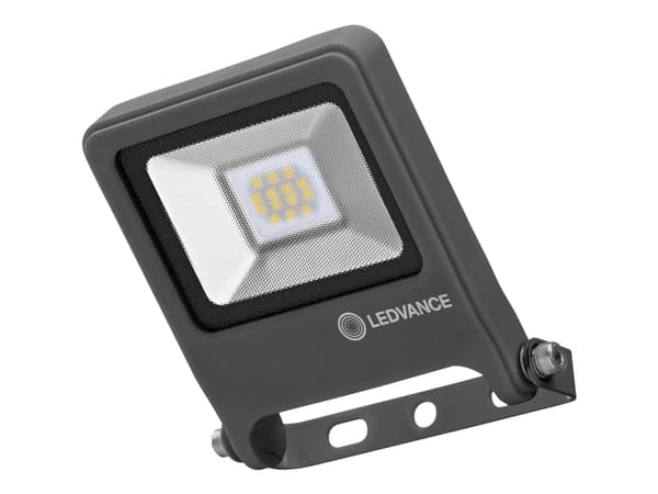 LEDVANCE ENDURA - Strålkastare - LED - 10 W - varmt vitt ljus - 3000 K - mörkgrå