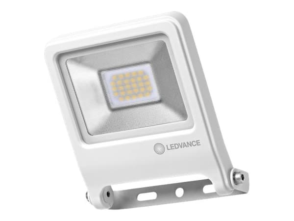 LEDVANCE ENDURA - Flomlys - LED - 20 W - varmt hvitt lys - 3000 K - hvit