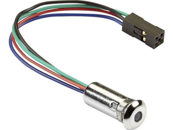 Mentor 2660.8304 LED-signallampe RGB Linse 3 mm 2 V, 3.5 V, 3.5 V 20 mA, 20 mA, 20 mA
