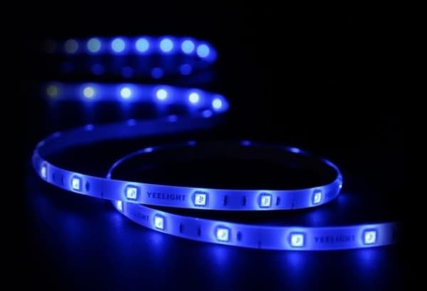 Yeelight - Lysstrimmelforlengelse - LED - 24 lysdioder/m - 2,1 W - klasse A++ - RGB lys - hvit