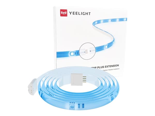Yeelight - Lysstrimmelforlengelse - LED - 24 lysdioder/m - 2,1 W - klasse A++ - RGB lys - hvit Hvit