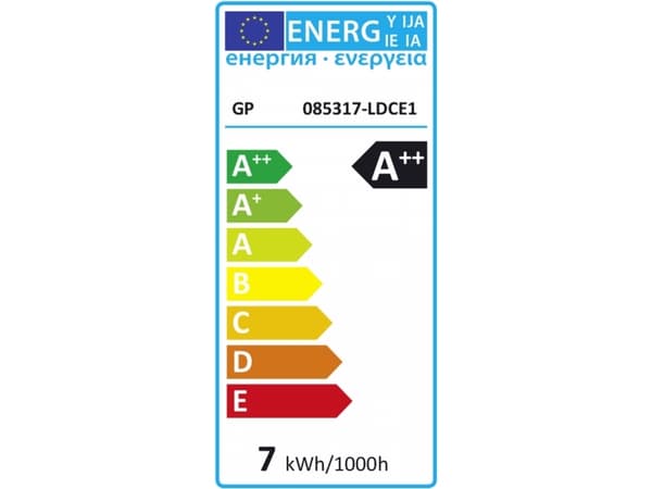 GP LED-pære 085317 FlameSwitch E27 7W (60W) 806 lm