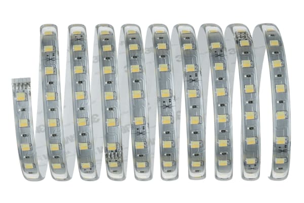 Paulmann 706.24, Universell belysningslist, inomhus, Silver, Plast, II, Dagsljus, Varmvitt