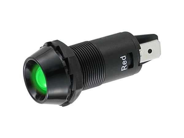 TRU COMPONENTS LED-merkkivalo Vihreä 12 V/DC TC-R9-106L-01, VIHREÄ