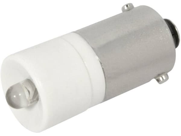 CML 1860235W3 LED-signallampe Kølig hvid BA9s 24 V/DC, 24 V/AC 2100 mcd