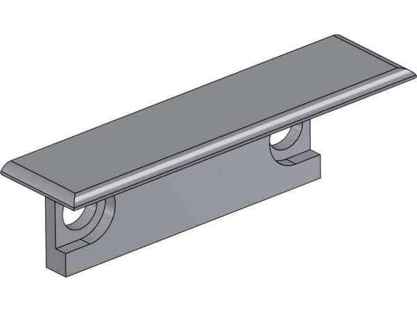 Barthelme 62399596 62399596 Sats med ändhattar (L x B x H) 2 x 30 x 9 mm 1 st