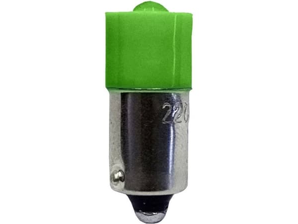 Barthelme 53120613 LED-signallampe Grøn BA9s 230 V/AC