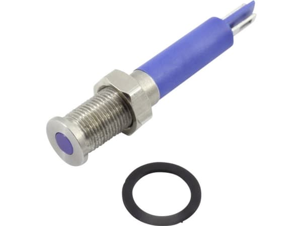 TRU COMPONENTS 1605946 LED-merkkivalo Blå 24 V DC/AC