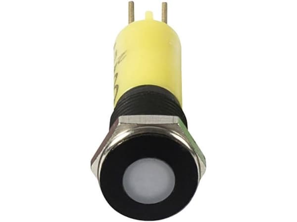 Signal Construct SFEU081225 LED-signallampe Gul 12 V/AC, 12 V/DC 1800 mcd