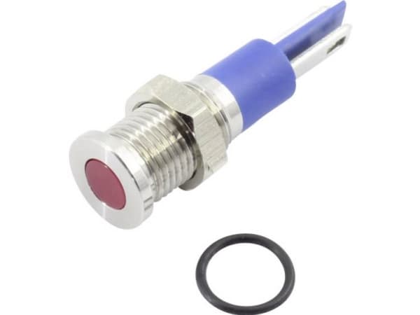 TRU COMPONENTS 1605965 LED-signallampe Rød 12 V DC/AC 70 mcd