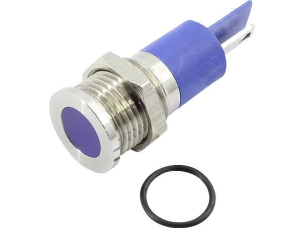 TRU COMPONENTS 1605987 LED-signallampe Blå 24 V DC/AC 60 mcd