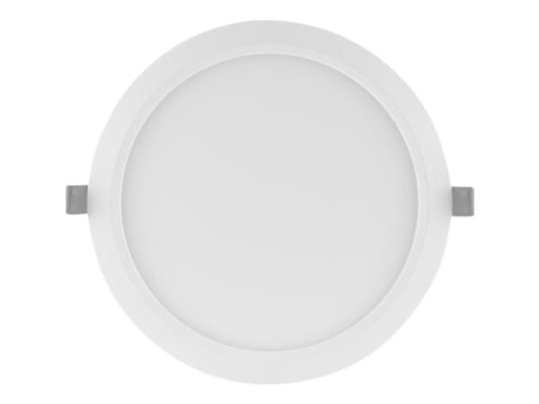 LEDVANCE DOWNLIGHT SLIM - Wall/ceiling recessed lamp - LED - 18 W - kjølilg hvitt lys - 4000 K - rund - hvit Hvit
