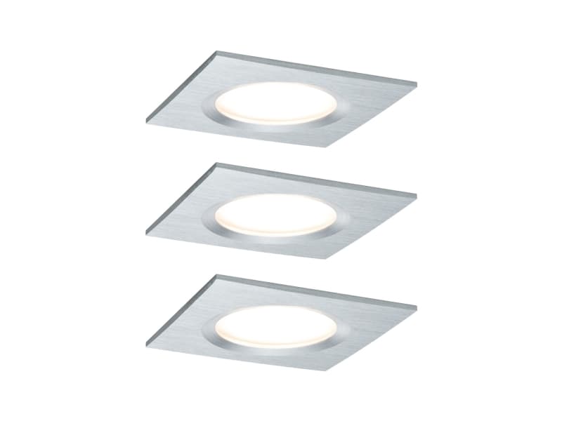 Paulmann 938.95, Nedtryckbar spotlight, 1 lampor, 425 LM, 230 V, Silver
