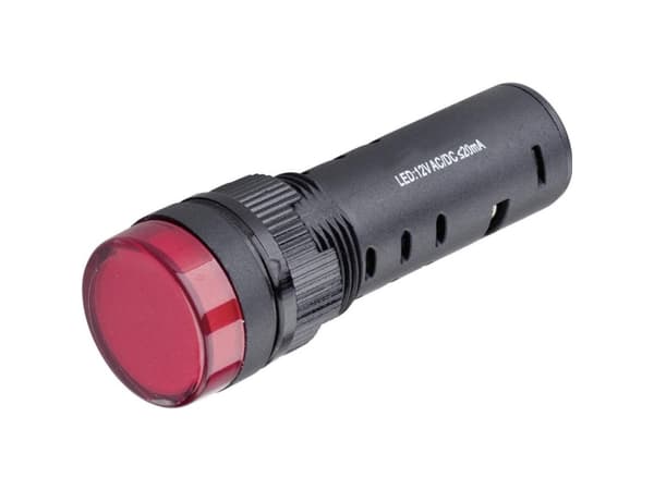 Barthelme 58902411 LED-signallampe Rød 24 V/DC, 24 V/AC