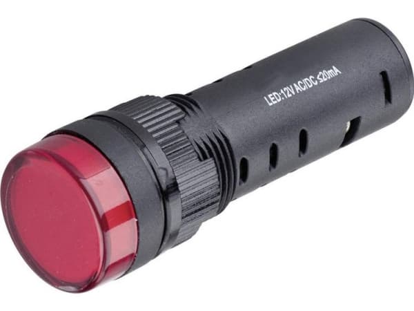 Barthelme 58902411 LED-signallampe Rød 24 V/DC, 24 V/AC