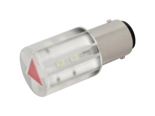 CML 18560350 LED-signallampe Rød BA15d 24 V/DC, 24 V/AC 1300 mcd