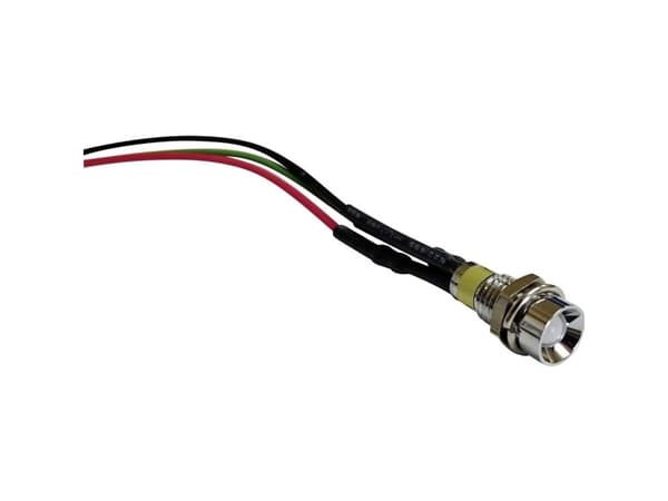 LED-signallampe flerfarvet rød, grøn 12 V/DC BD-0608 12 V